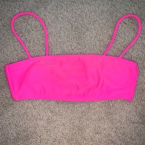 Hot pink swing suit top